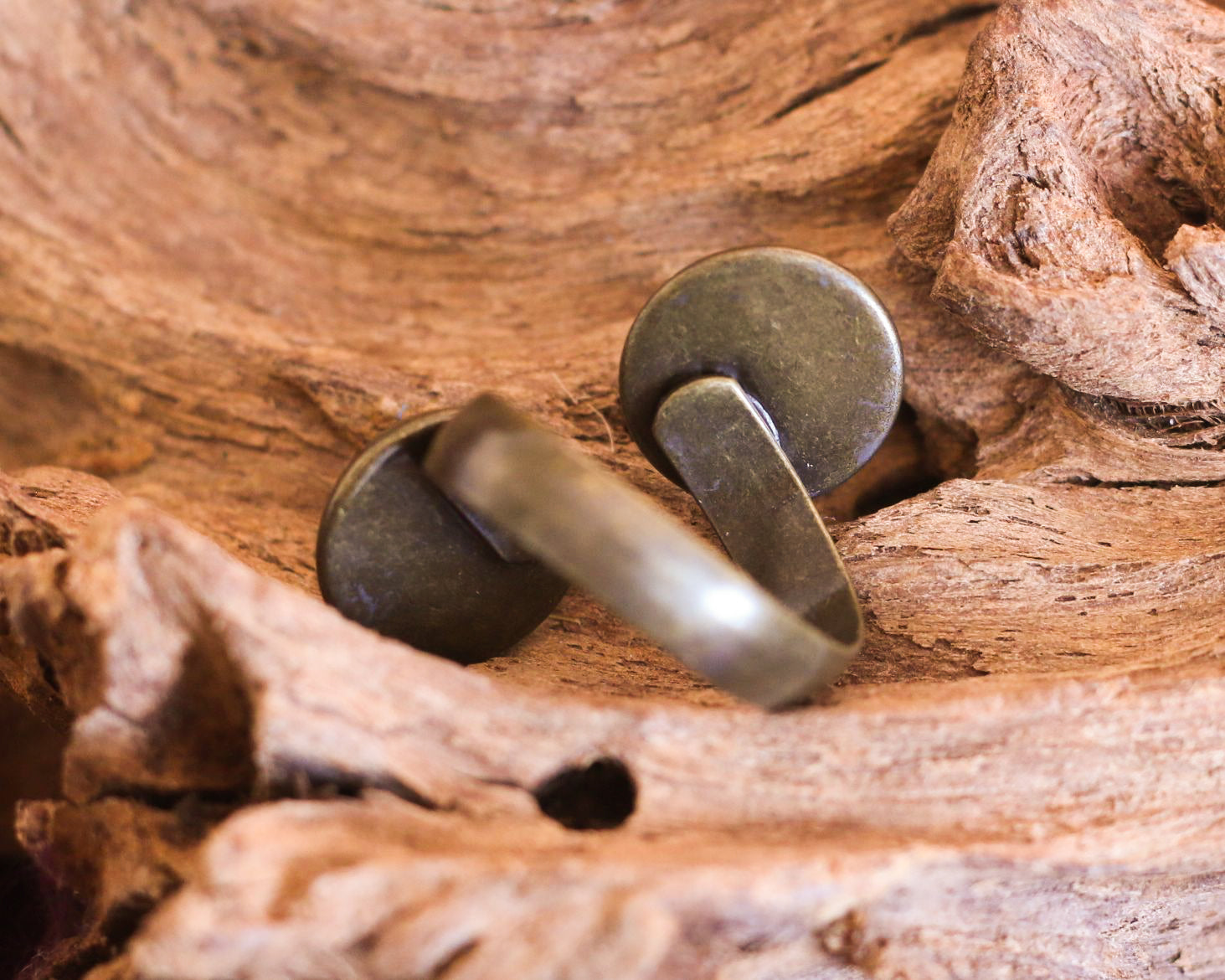 Custom made - Ring Brons dubbel