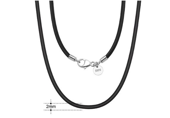 Set Custom made - Leren Heren-ketting en Armband